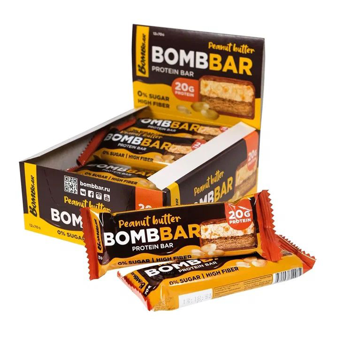 Bombbar Protein Bar (70 гр)