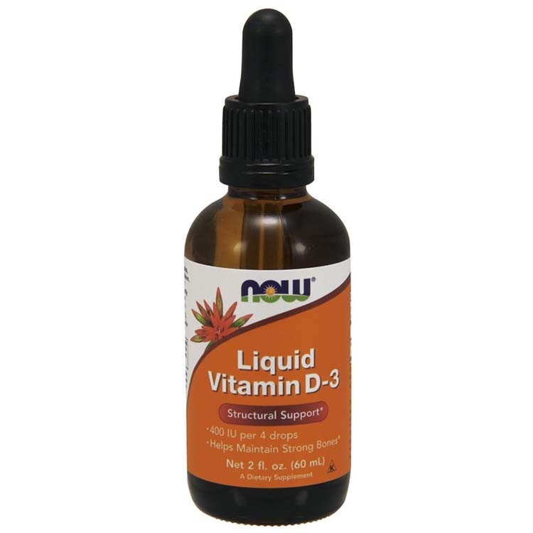 NOW Liquid Vitamin D-3 60 мл
