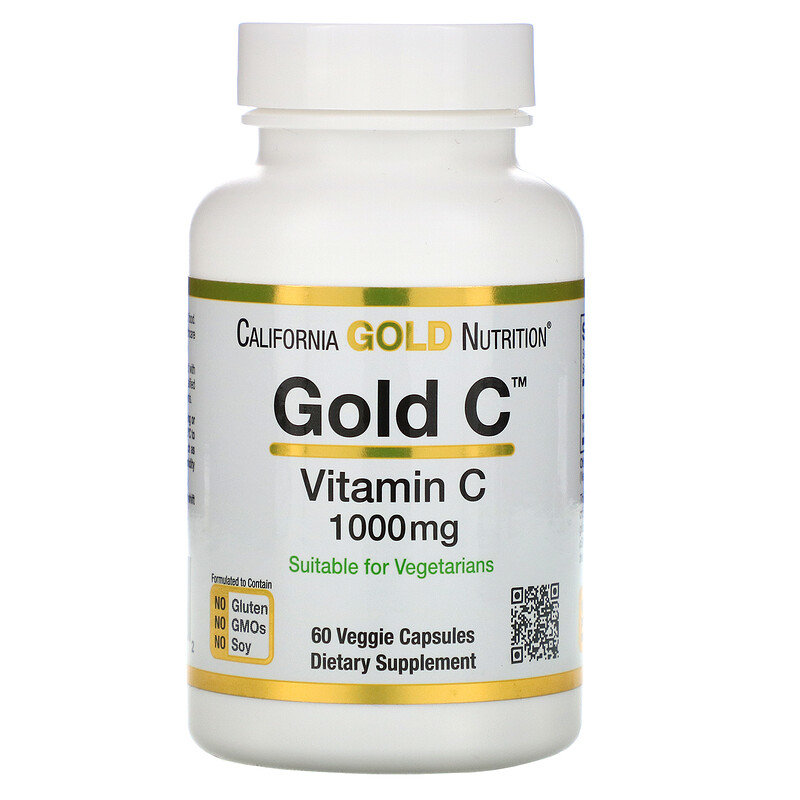 California Gold Nutrition Gold C 1000 mg. 60 капс