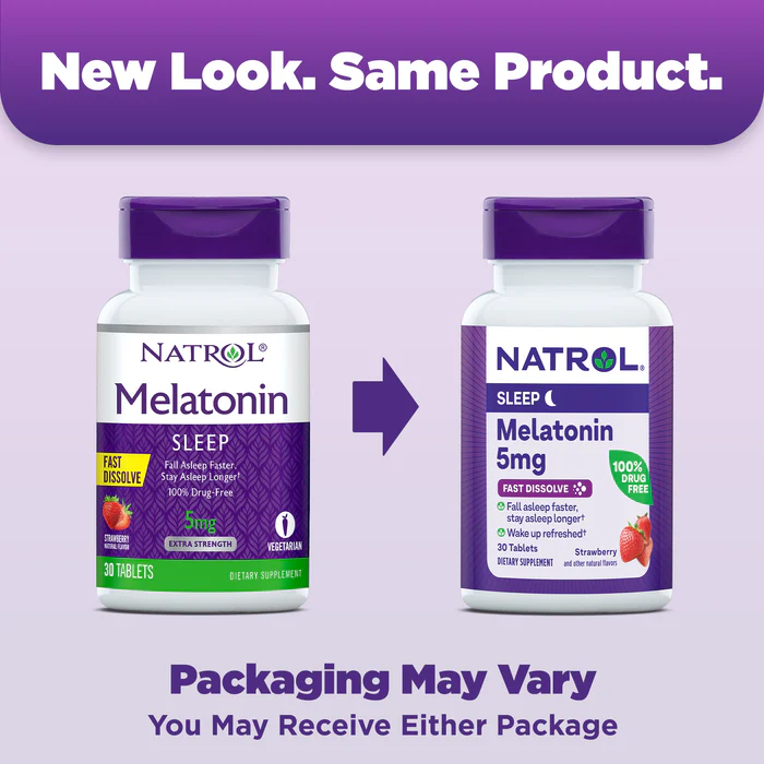 Natrol Melatonin 5mg. 90 таб растворимые