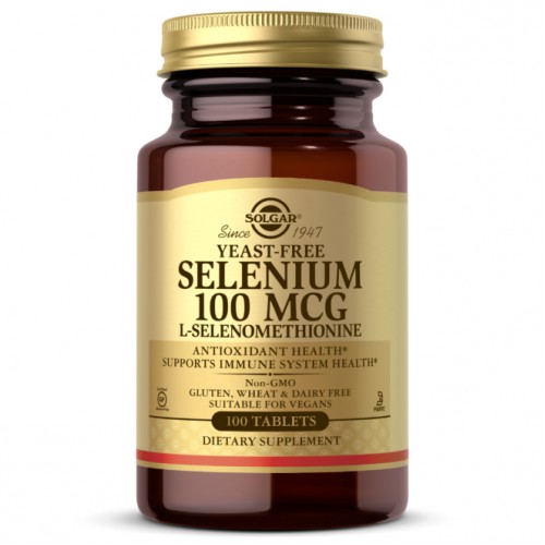 Solgar Yeast-Free Selenium 200 mcg. (100 таб)