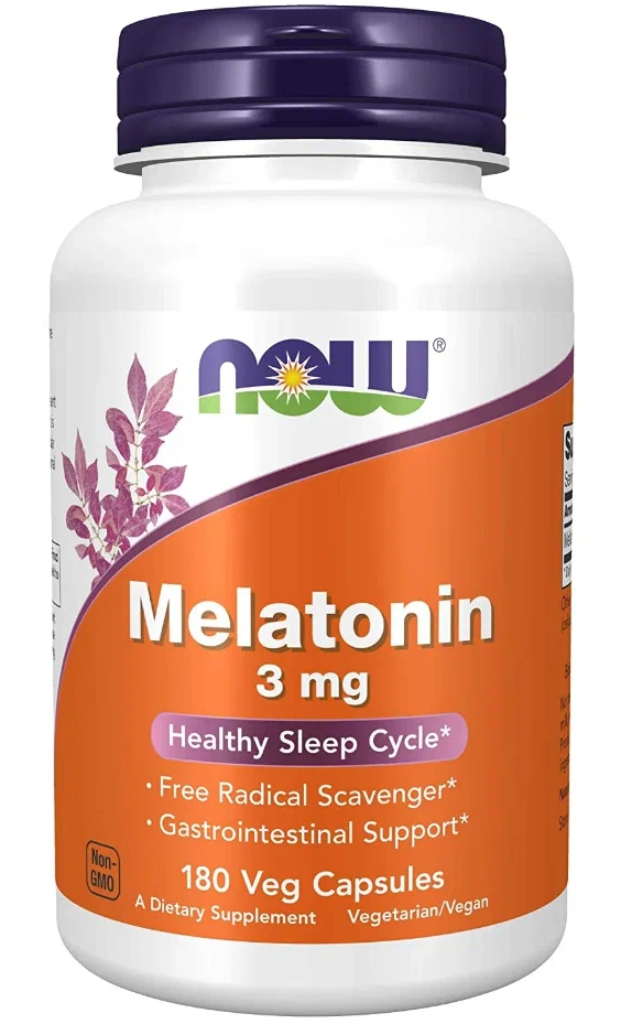 NOW Melatonin 3mg 180 капс