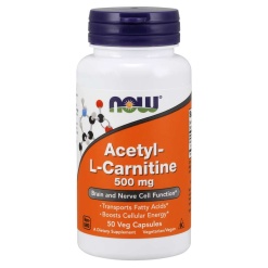 NOW Acetyl L-Carnitine 500 mg. 50 капс