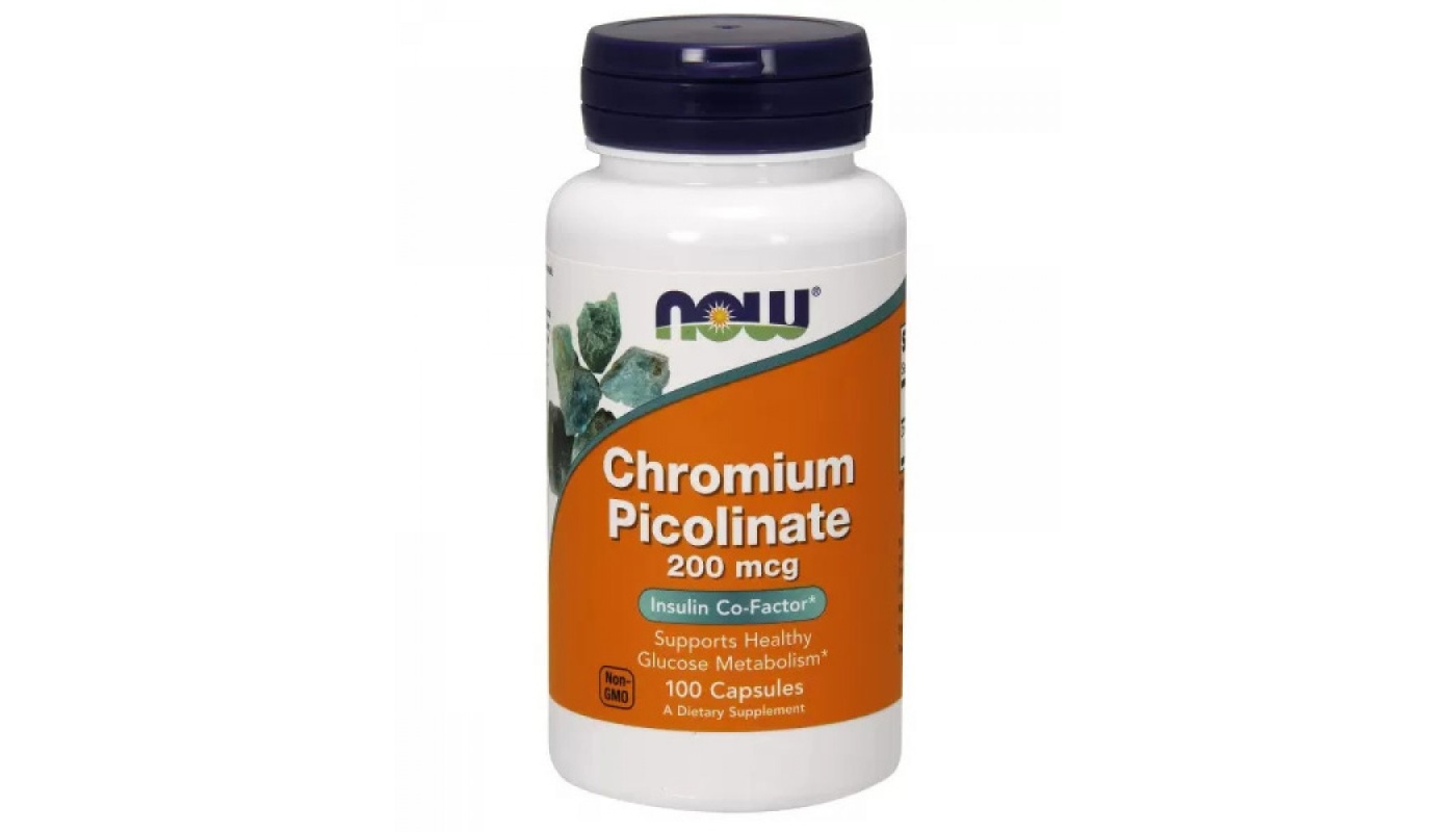 NOW Chromium Picolinate 200 mcg. 100 капс