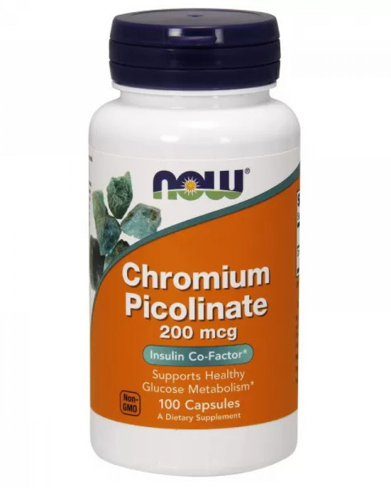 NOW Chromium Picolinate 200 mcg. 100 капс