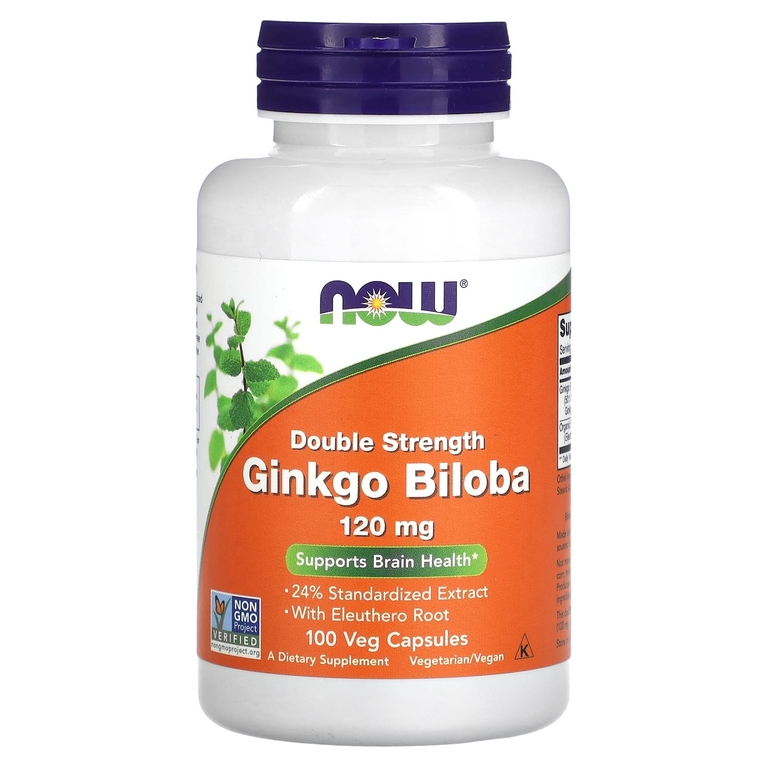 NOW Ginkgo Biloba 120 mg (100 капс)