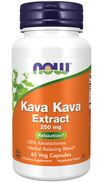 NOW Kava Kava 250mg. (60 капс)