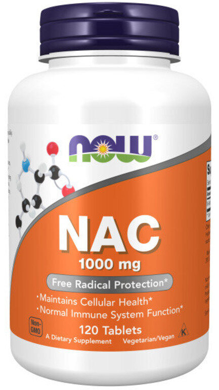 NOW NAC 1000 mg 120 таб