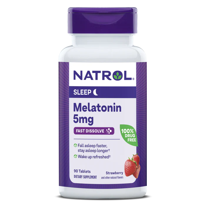 Natrol Melatonin 5mg. 90 таб растворимые