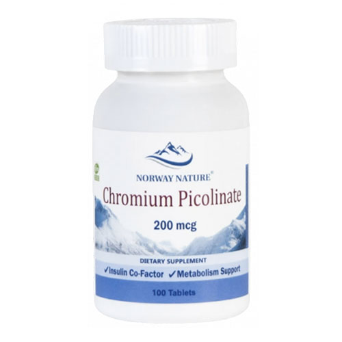 Norway Nature Chromium Picolinate 200 мг 100 таб
