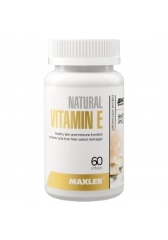 Maxler Vitamin E Natural form 150mg 60 гел.капс