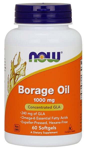 NOW Borage Oil 60 гел.капс