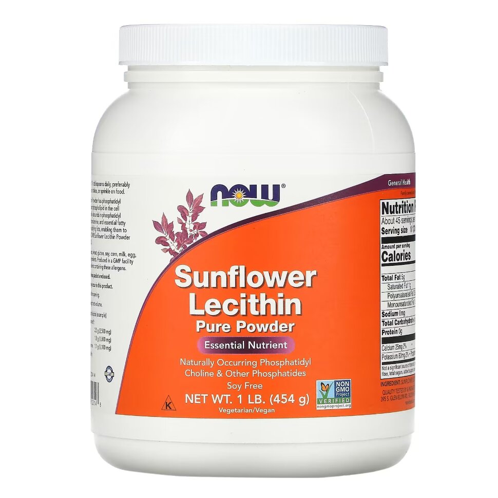 Sunflower Lecithin Pure Powder 454 гр