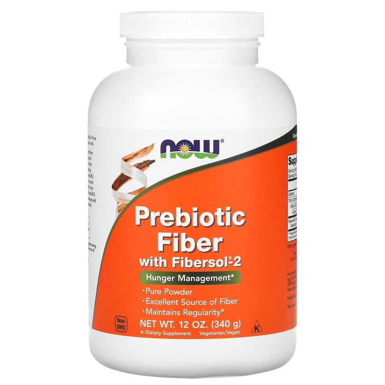 NOW Prebiotic Fiber 340 гр.