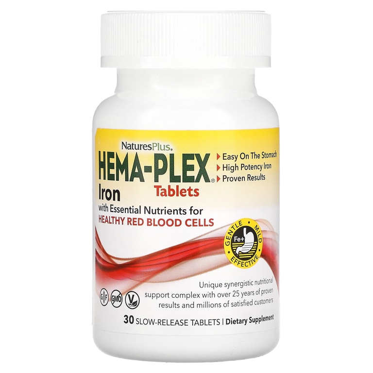 NaturesPlus Hema-Plex Iron 30 таб