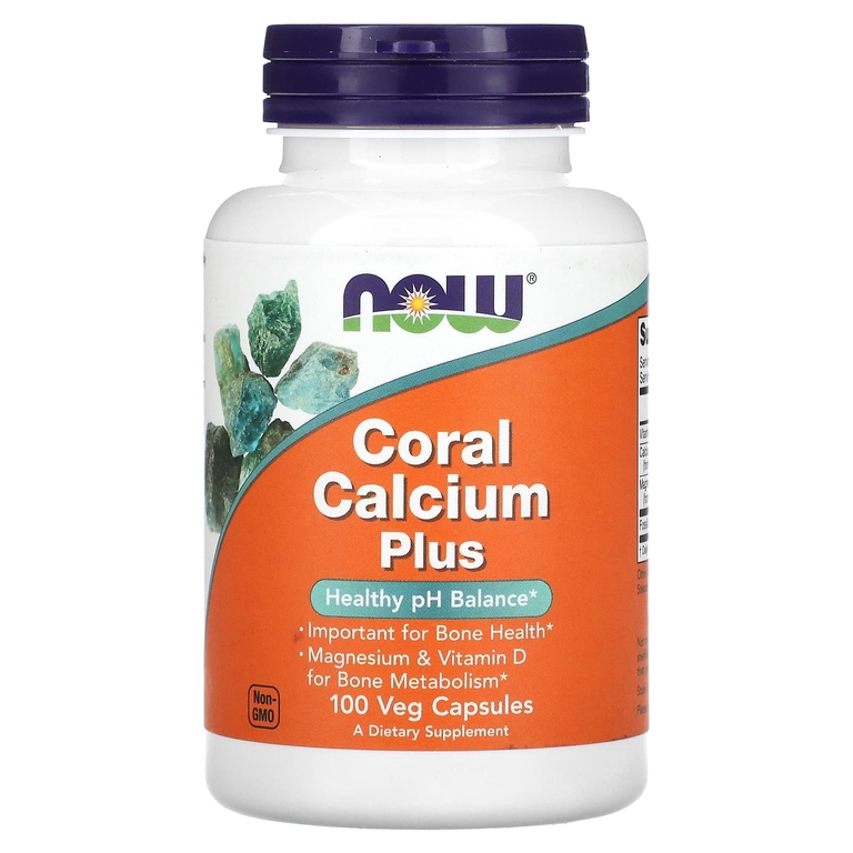 NOW Coral Calcium Plus 100 капс