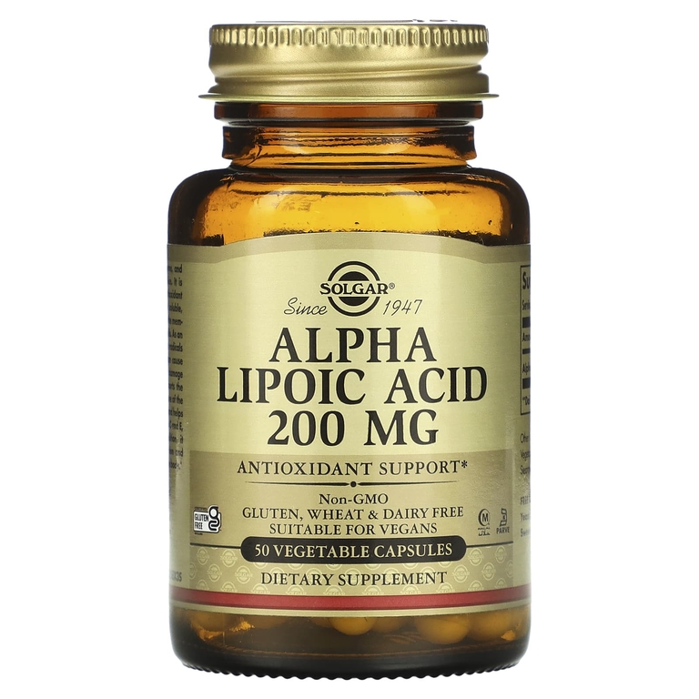 Solgar Alpha Lipoic Acid 200 mg. (50 капс)