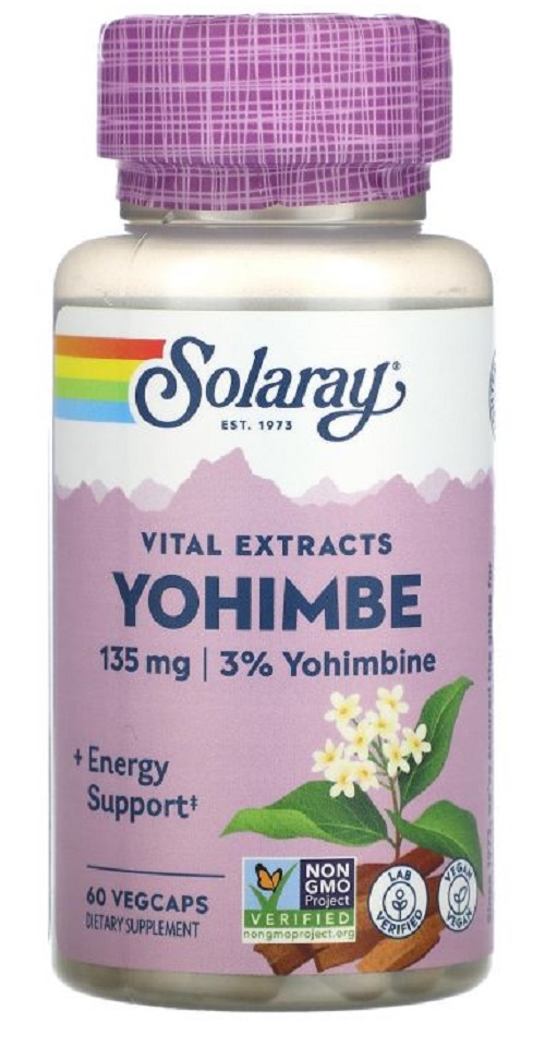 Solaray Yohimbe 135mg 60 капс