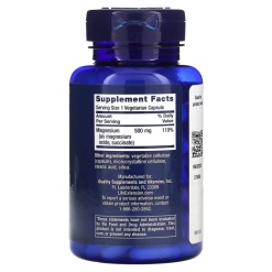 life extension Magnesium Caps 500 mg. 100 капс