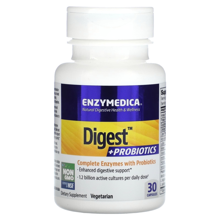 Enzymedica Digest + Probiotics 30 капс
