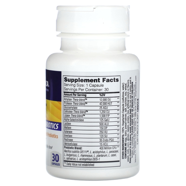 Enzymedica Digest + Probiotics 30 капс