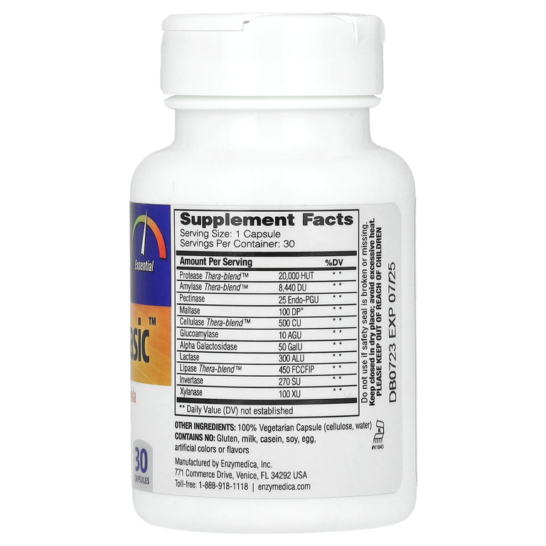 Enzymedica Digest Basic 30 капс