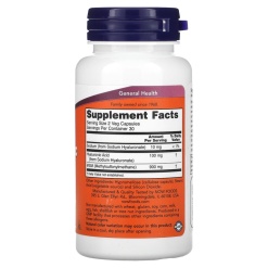 NOW Hyaluronic Acid 50 mg.with MSM 60 капс
