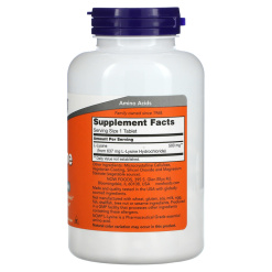 NOW L-Lysine 500 mg 250 таб