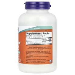 NOW Magnesium Citrate Pure Powder 227 гр