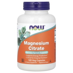 NOW Magnesium Citrate 120 капс