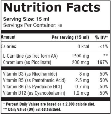 Everbuild Liquid Carnitine + Chromium 1500mg 450 мл