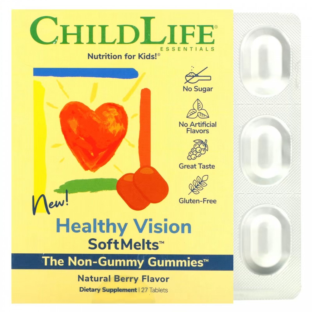 ChildLife Essentials Healthy Vision SoftMelts 27 таблеток