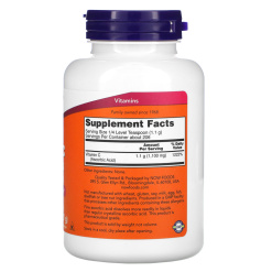 NOW Vitamin C crystals 227 гр