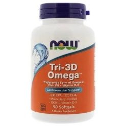 NOW TRI-3D OMEGA 90 гел.капс