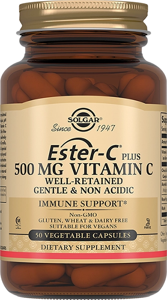 Solgar Ester-C Plus 500 mg Vitamin C 50 капс