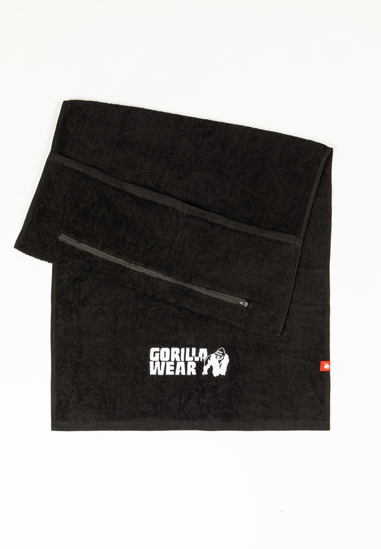 Полотенце с карманом на молнии Gorilla Wear