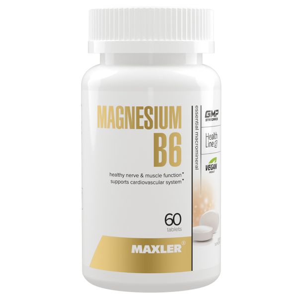 Maxler Magnesium B6 60 таб