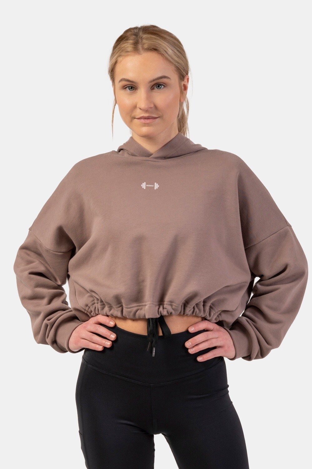Худи LOOSE FIT CROP HOODIE ICONIC 421