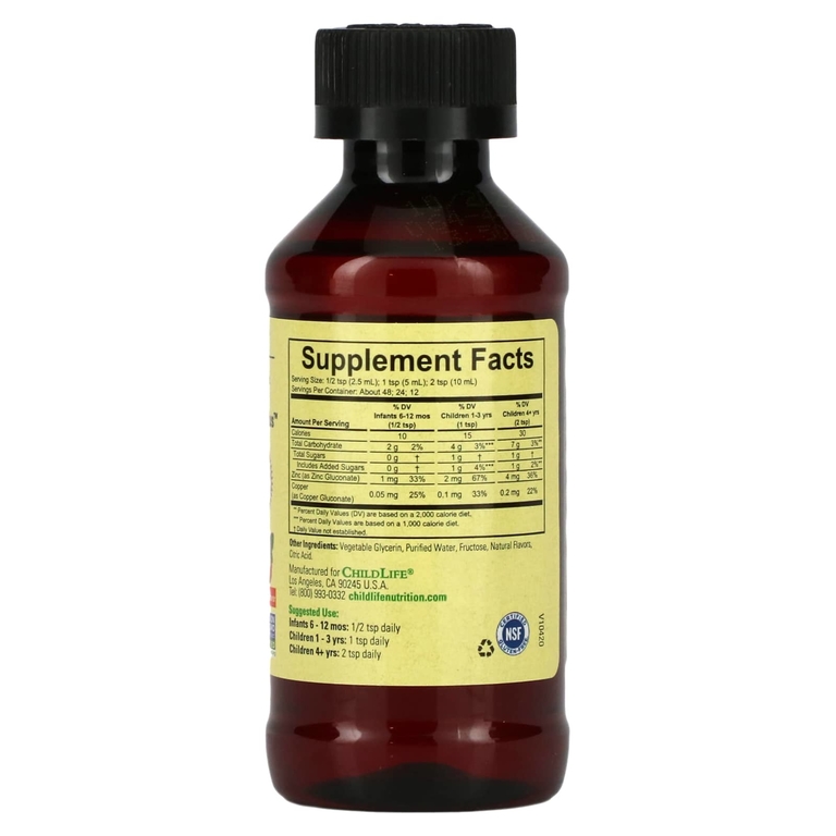 ChildLife Zinc Plus 118мл