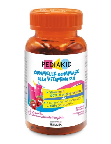 Pediakid Gommes Vitamine D3 60 жевательных мишек