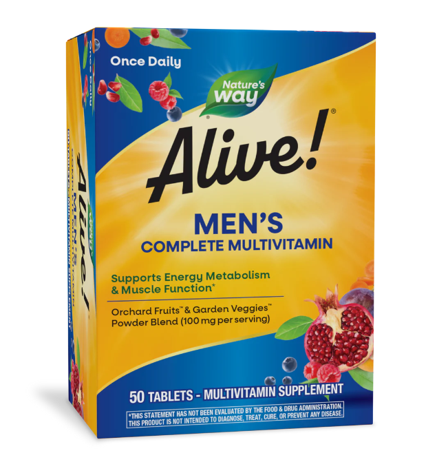 Nature`s Way Alive! Men`s complete multivitamin 50 таб.