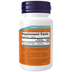 NOW Selenium 100 mcg 100 таб