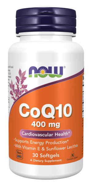 NOW CoQ10 400mg. 30 капс