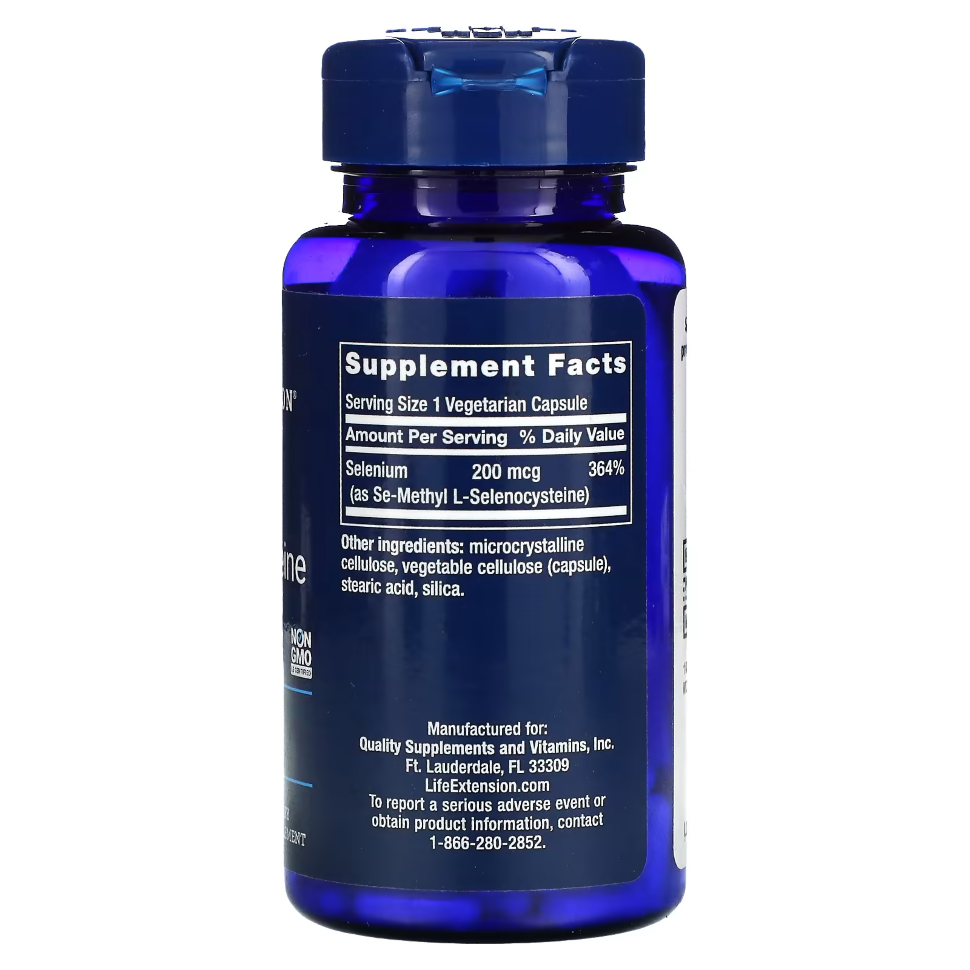 Life Extension Se-Methyl L-Selenocysteine 200 mcg 90 капс