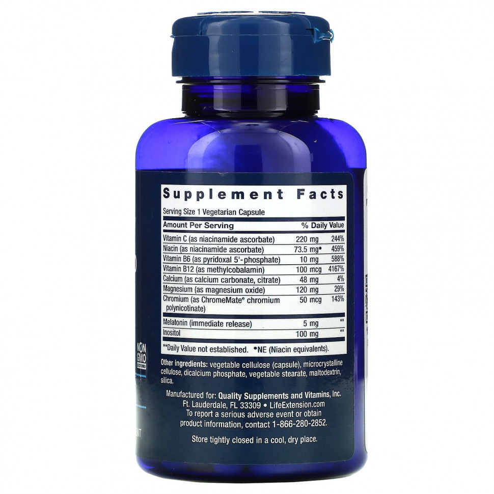 Life Extension Quiet Sleep Melatonin 5 mg 60 капс
