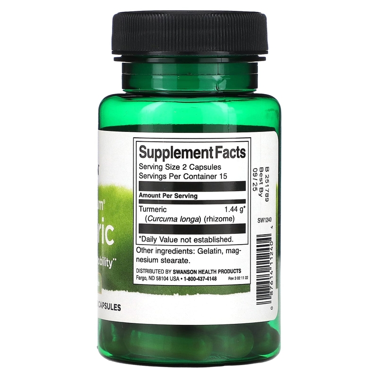 Swanson Full Spectrum Turmeric 30 капс