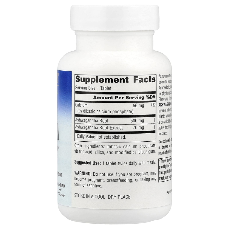 Planetary Herbals Full Spectrum Ashwaganda 60 таб