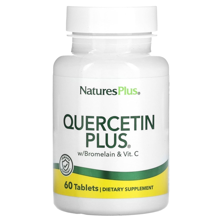 NaturesPlus Quercetin Plus w/Bromelain&Vit C 60 таб.