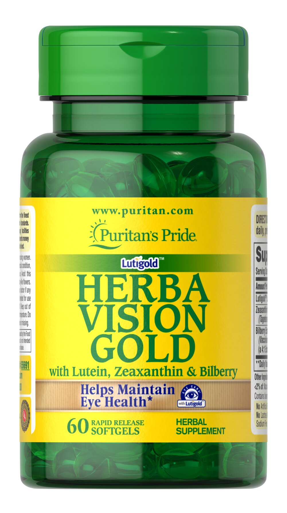 Puritan's Pride Herba Vision 60 гел.капс