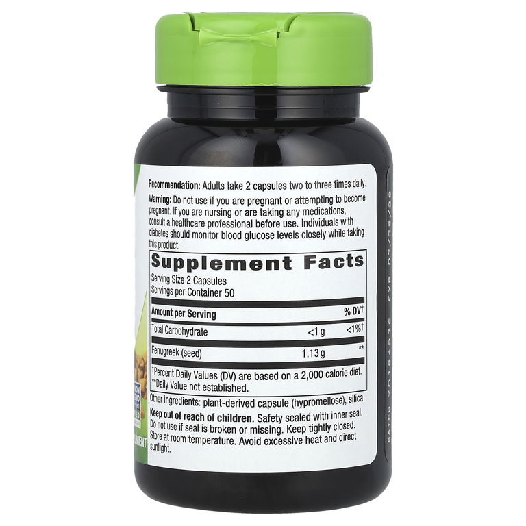 Nature`s Way Fenugreek Seed 100 капс